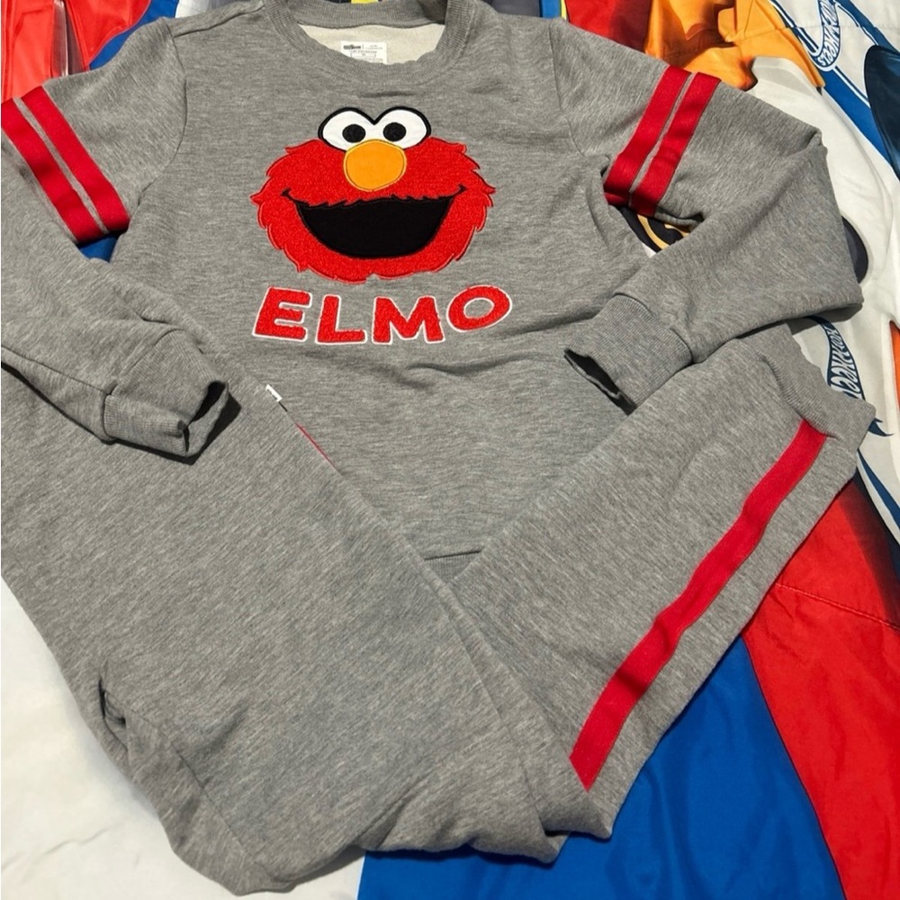 GUC Little Sleepies Elmo Sweatsuit (10)